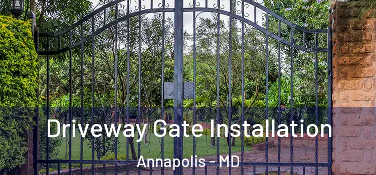 Driveway Gate Installation Annapolis - MD