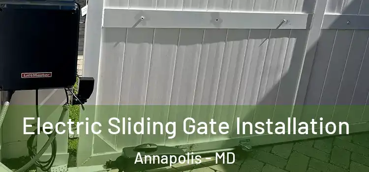 Electric Sliding Gate Installation Annapolis - MD